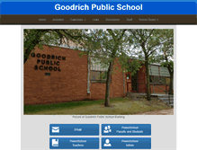 Tablet Screenshot of goodrich.k12.nd.us