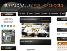 Tablet Screenshot of buffalovalley.k12.ok.us