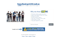 Tablet Screenshot of keyschool.pvt.k12.md.us