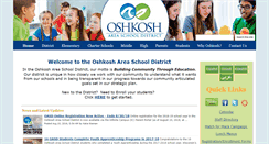 Desktop Screenshot of oshkosh.k12.wi.us