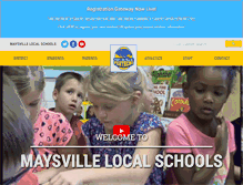 Tablet Screenshot of maysville.k12.oh.us