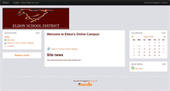 Desktop Screenshot of moodle.eldon.k12.mo.us