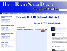 Tablet Screenshot of bernie.k12.mo.us