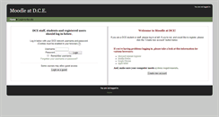 Desktop Screenshot of moodle.dce.k12.wi.us