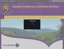Tablet Screenshot of gilboa-conesville.k12.ny.us