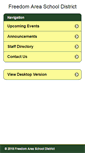 Mobile Screenshot of freedomschools.k12.wi.us