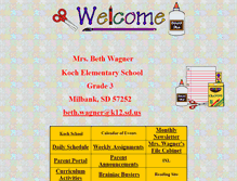 Tablet Screenshot of bw009.k12.sd.us