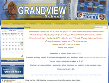Tablet Screenshot of grandviewschool.k12.ok.us