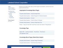 Tablet Screenshot of helpdesk.lakeland.k12.in.us