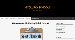 Desktop Screenshot of mcclusky.k12.nd.us