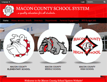 Tablet Screenshot of macon.k12.ga.us