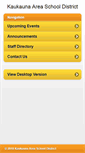 Mobile Screenshot of kaukauna.k12.wi.us