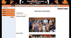 Desktop Screenshot of gibsonburg.k12.oh.us