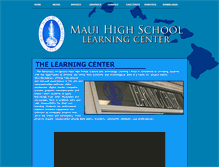 Tablet Screenshot of mauihs.k12.hi.us