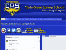 Tablet Screenshot of clyde.k12.oh.us