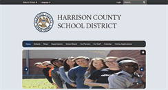 Desktop Screenshot of harrison.k12.ms.us