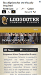 Mobile Screenshot of loogootee.k12.in.us