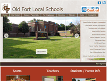 Tablet Screenshot of old-fort.k12.oh.us