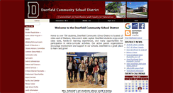 Desktop Screenshot of deerfield.k12.wi.us