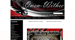 Desktop Screenshot of owen-withee.k12.wi.us