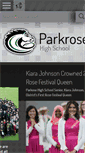 Mobile Screenshot of hs.parkrose.k12.or.us