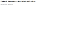 Desktop Screenshot of js060.k12.sd.us