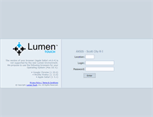 Tablet Screenshot of lumen.scschools.k12.mo.us