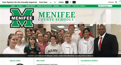 Desktop Screenshot of menifee.k12.ky.us