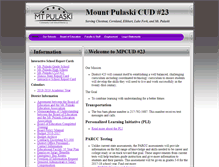 Tablet Screenshot of mtpulaski.k12.il.us