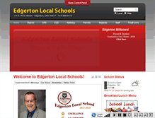 Tablet Screenshot of edgerton.k12.oh.us