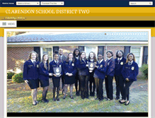 Tablet Screenshot of clarendon2.k12.sc.us