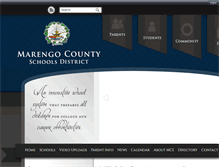 Tablet Screenshot of marengo.k12.al.us