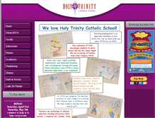 Tablet Screenshot of holytrinity.k12.sd.us
