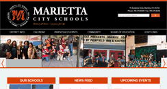 Desktop Screenshot of mariettacityschools.k12.oh.us
