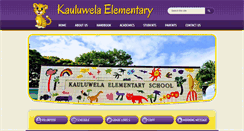 Desktop Screenshot of kauluwela.k12.hi.us