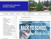 Tablet Screenshot of lnjms.ccs.k12.nc.us