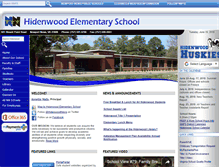 Tablet Screenshot of hidenwood.nn.k12.va.us