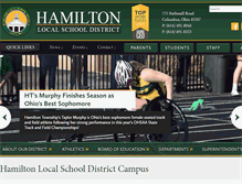 Tablet Screenshot of hamilton-local.k12.oh.us