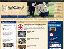 Tablet Screenshot of freeholdboro.k12.nj.us