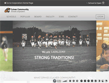 Tablet Screenshot of culver.k12.in.us