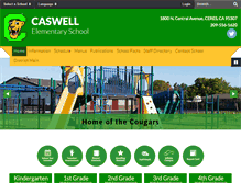 Tablet Screenshot of caswell.ceres.k12.ca.us