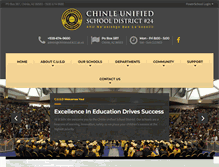 Tablet Screenshot of chinleusd.k12.az.us