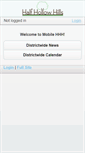 Mobile Screenshot of halfhollowhills.k12.ny.us
