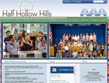 Tablet Screenshot of halfhollowhills.k12.ny.us
