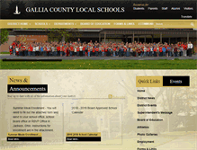 Tablet Screenshot of gcls.k12.oh.us