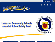 Tablet Screenshot of lancastersd.k12.wi.us
