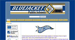 Desktop Screenshot of bluejacket.k12.ok.us