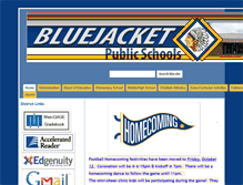 Tablet Screenshot of bluejacket.k12.ok.us