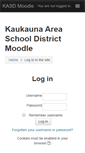 Mobile Screenshot of moodle.kaukauna.k12.wi.us