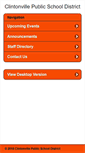 Mobile Screenshot of clintonville.k12.wi.us